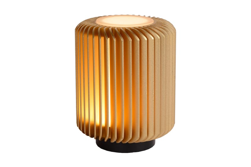 TURBIN Bordslampa Guld/Mässing - Lucide - Sängbordslampa - Sovrumslampa - Fönsterlampa på fot - Bordslampor & bordsbelysning