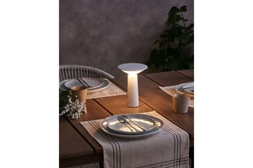 Bukada LED Bordslampa 19 cm - Vit - Belysning - Inomhusbelysning & lampor - Sänglampa - Sängbordslampa