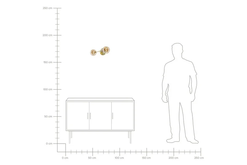 Capramis Vägglampa G9 - Guld - Belysning - Inomhusbelysning & lampor - Vägglampor & väggbelysning