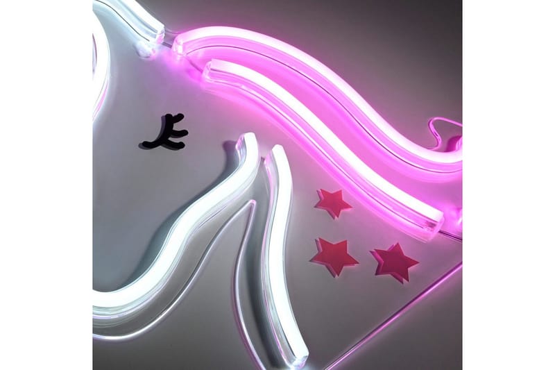 Neon-Enhörning Just Light Dekorationslampa - Multicolored - Belysning - Inomhusbelysning & lampor - Dekorationsbelysning - Dekorationsbelysning djur & figurer