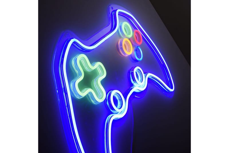 Neon-Gamer Just Light Dekorationslampa - Multicolored - Belysning - Inomhusbelysning & lampor - Dekorationsbelysning - Ljusnät