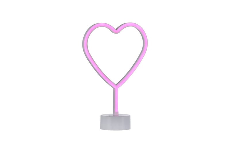Neon-Hjärta Just Light Dekorationslampa - Pink - Belysning - Inomhusbelysning & lampor - Dekorationsbelysning - Ljusnät