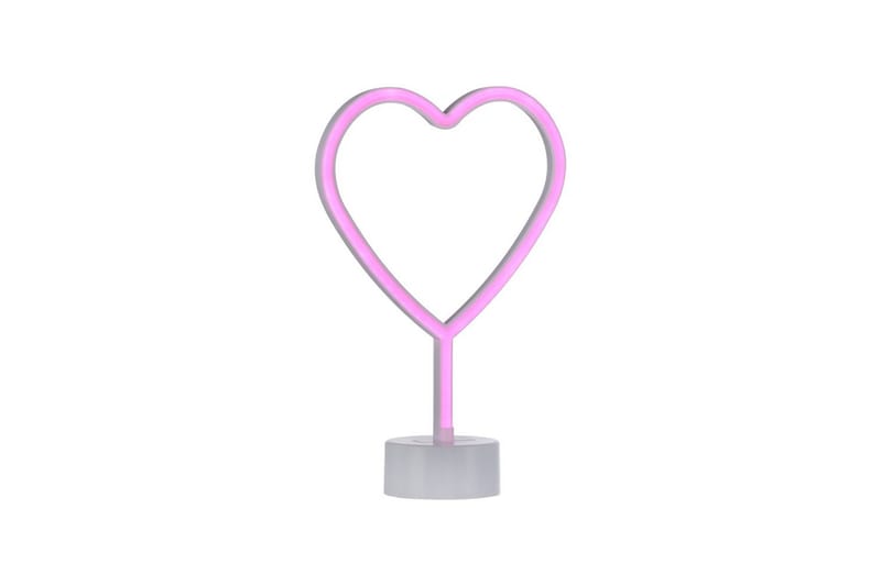 Neon-Hjärta Just Light Dekorationslampa - Pink - Belysning - Inomhusbelysning & lampor - Dekorationsbelysning - Ljusnät