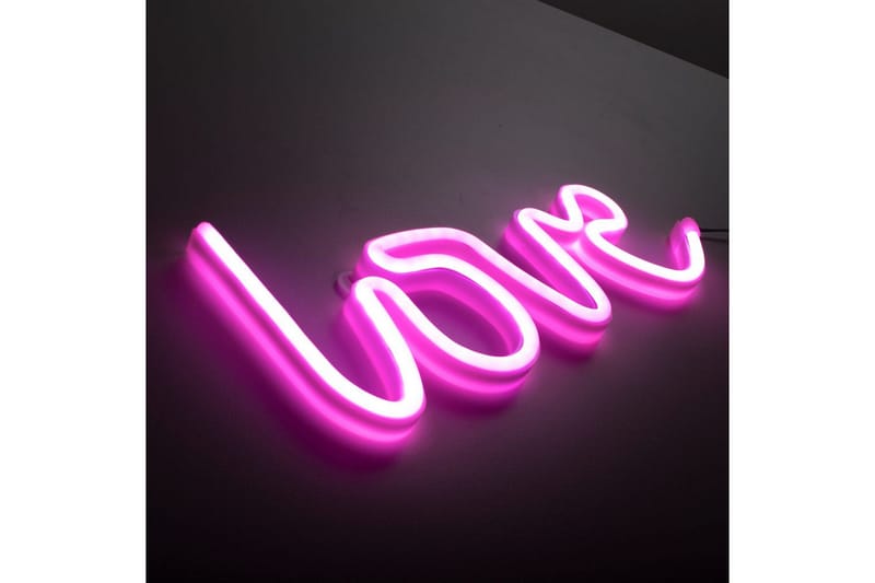Neon-Kärlek Just Light Dekorationslampa - Pink - Belysning - Inomhusbelysning & lampor - Dekorationsbelysning - Ljusnät