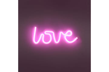 Neon-Kärlek Just Light Dekorationslampa - Pink - Belysning - Inomhusbelysning & lampor - Dekorationsbelysning - Ljusnät