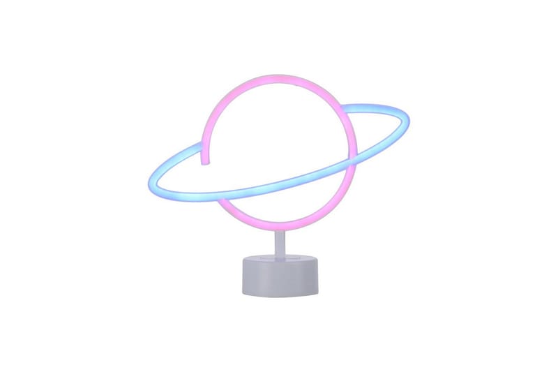Neon-Saturnus Just Light Dekorationslampa, Multicolored