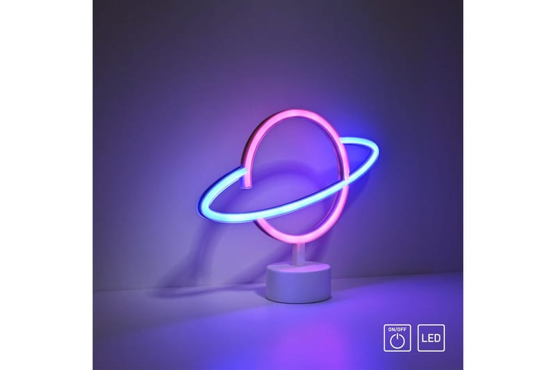 Neon-Saturnus Just Light Dekorationslampa - Multicolored - Belysning - Inomhusbelysning & lampor - Dekorationsbelysning - Dekorationsbelysning djur & figurer