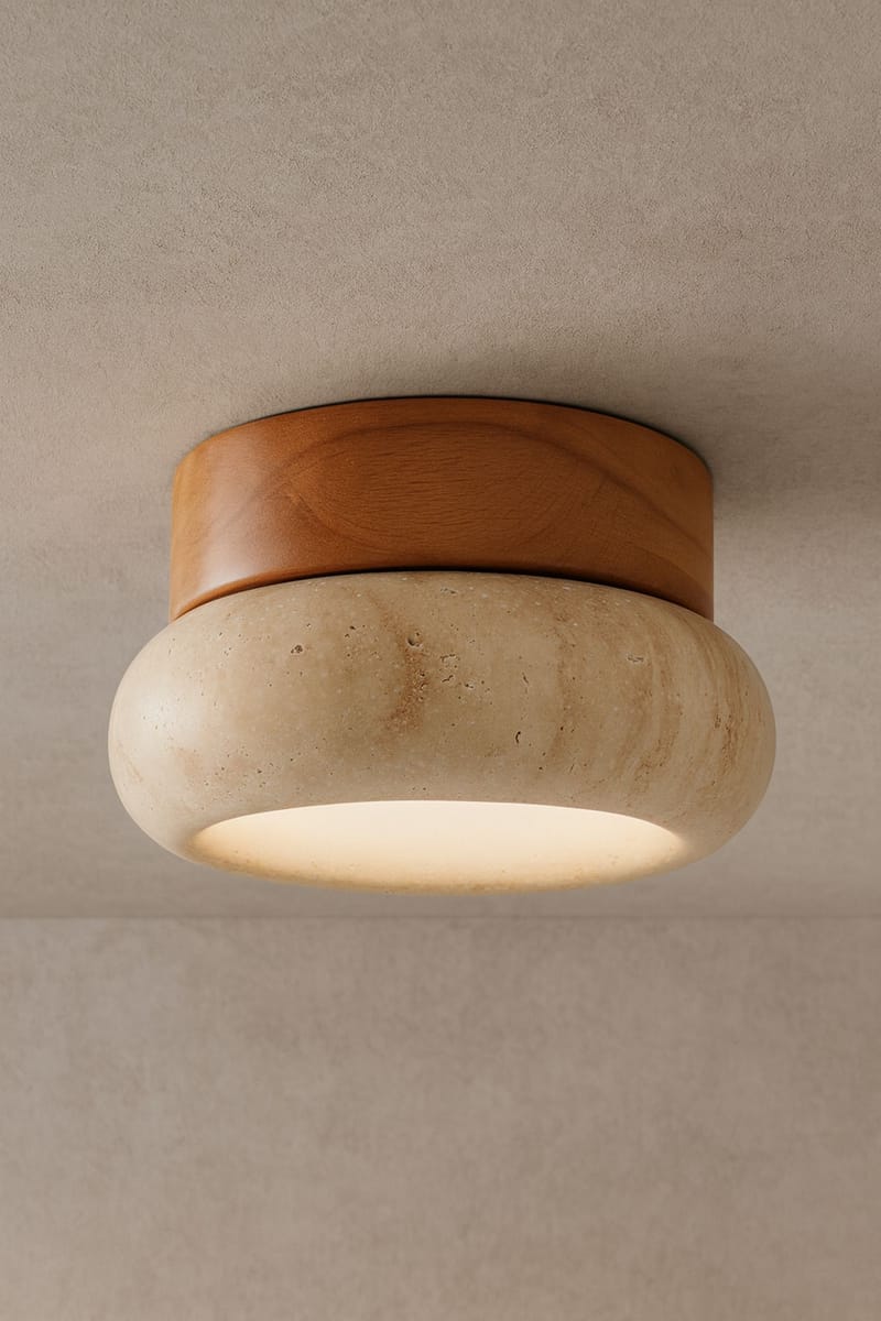 Eryvin Vägglampa 15 cm Rund - Ek Beige - Belysning - Inomhusbelysning & lampor - Vägglampor & väggbelysning