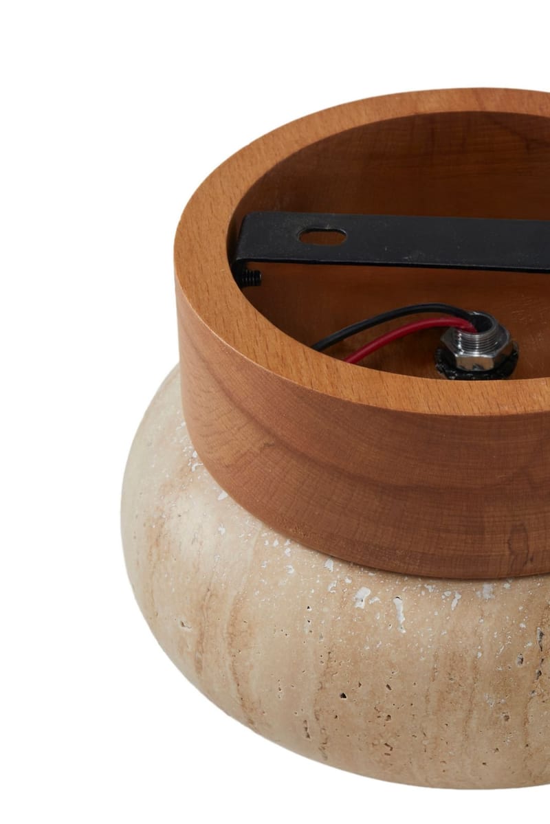 Eryvin Vägglampa 15 cm Rund - Ek Beige - Belysning - Inomhusbelysning & lampor - Vägglampor & väggbelysning