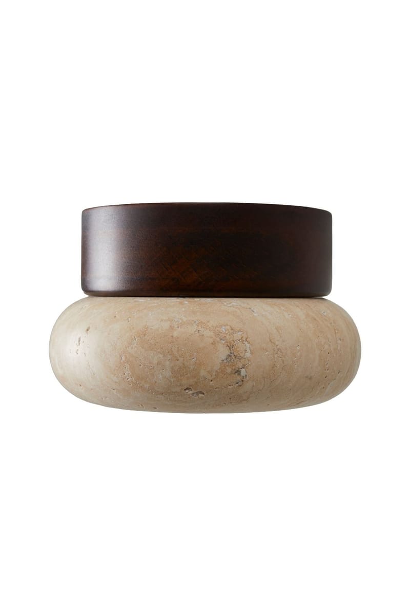 Eryvin Vägglampa 15 cm Rund - Valnöt Beige - Belysning - Inomhusbelysning & lampor - Vägglampor & väggbelysning