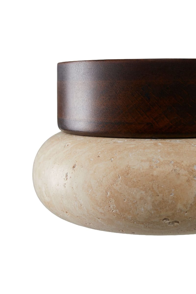 Eryvin Vägglampa 15 cm Rund - Valnöt Beige - Belysning - Inomhusbelysning & lampor - Vägglampor & väggbelysning