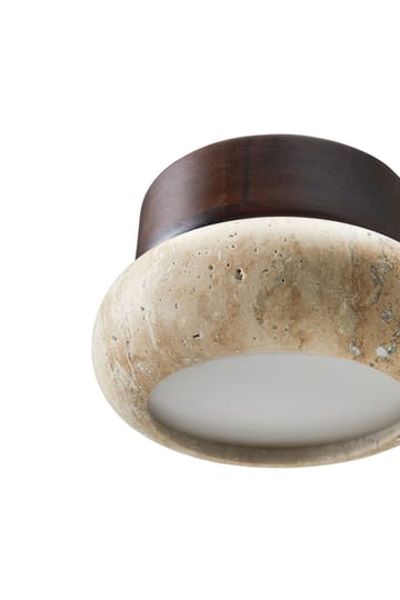 Eryvin Vägglampa 15 cm Rund - Valnöt Beige - Belysning - Inomhusbelysning & lampor - Vägglampor & väggbelysning