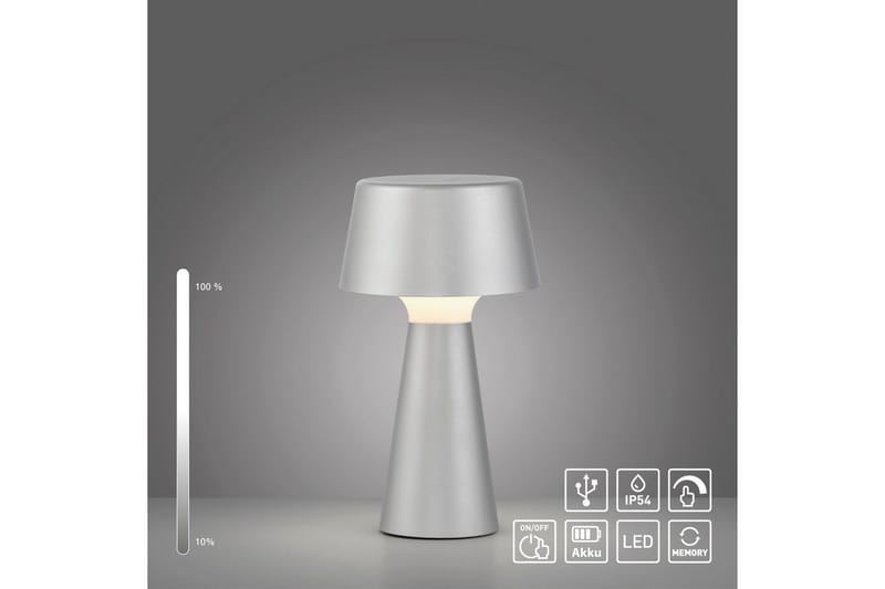 Abera Just Light Bordslampa - Silver - Belysning - Inomhusbelysning & lampor - Fönsterlampor & fönsterbelysning - Fönsterlampa på fot