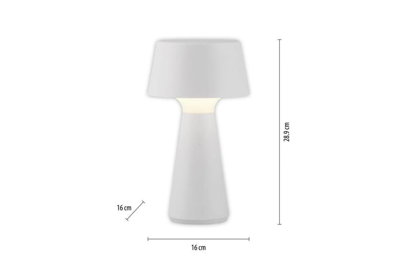 Abera Just Light Bordslampa - White - Belysning - Inomhusbelysning & lampor - Fönsterlampor & fönsterbelysning - Fönsterlampa på fot