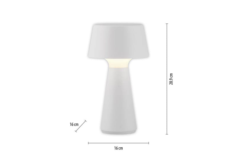 Abera Just Light Bordslampa - White - Belysning - Inomhusbelysning & lampor - Fönsterlampor & fönsterbelysning - Fönsterlampa på fot