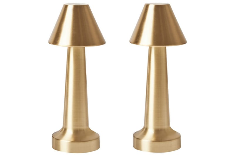 Adasi LED Bordslampa 2 st 24 cm - Guld - Belysning - Inomhusbelysning & lampor - Fönsterlampor & fönsterbelysning - Fönsterlampa på fot