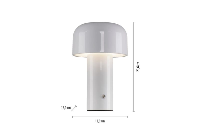 Agnes Just Light Bordslampa - White - Belysning - Inomhusbelysning & lampor - Fönsterlampor & fönsterbelysning - Fönsterlampa på fot