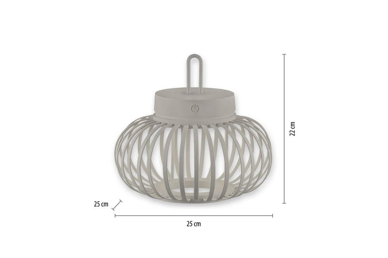 Akuba Just Light Taklampa - Greige - Belysning - Inomhusbelysning & lampor - Fönsterlampor & fönsterbelysning - Fönsterlampa hängande