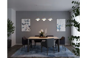 Almitara Pendellampa Rund - Svart - Belysning - Inomhusbelysning & lampor - Fönsterlampor & fönsterbelysning - Fönsterlampa hängande