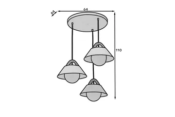 Almitara Pendellampa Rund - Svart - Belysning - Inomhusbelysning & lampor - Fönsterlampor & fönsterbelysning - Fönsterlampa hängande