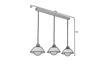Almitara Pendellampa Rund - Svart - Belysning - Inomhusbelysning & lampor - Fönsterlampor & fönsterbelysning - Fönsterlampa hängande