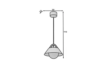 Almitara Pendellampa - Svart - Belysning - Inomhusbelysning & lampor - Fönsterlampor & fönsterbelysning - Fönsterlampa hängande