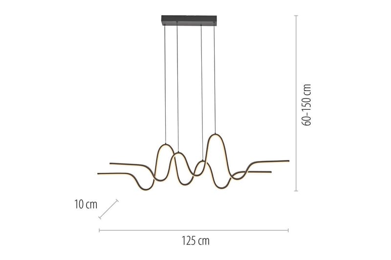 Altitude Paul Neuhaus Taklampa - Black - Belysning - Inomhusbelysning & lampor - Fönsterlampor & fönsterbelysning - Fönsterlampa hängande