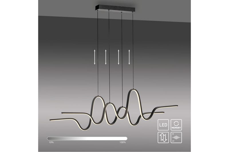 Altitude Paul Neuhaus Taklampa - Black - Belysning - Inomhusbelysning & lampor - Fönsterlampor & fönsterbelysning - Fönsterlampa hängande
