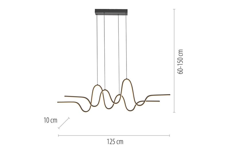 Altitude Paul Neuhaus Taklampa - Black - Belysning - Inomhusbelysning & lampor - Fönsterlampor & fönsterbelysning - Fönsterlampa hängande