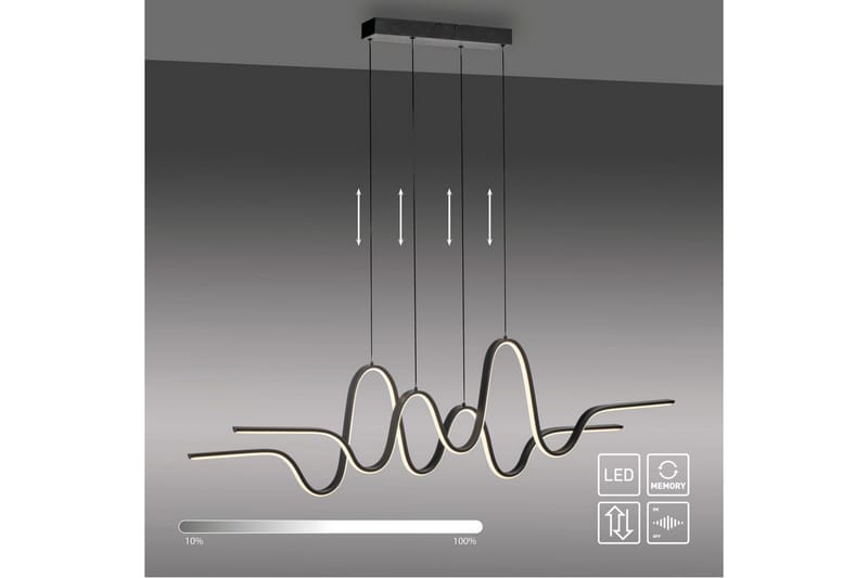 Altitude Paul Neuhaus Taklampa - Black - Belysning - Inomhusbelysning & lampor - Fönsterlampor & fönsterbelysning - Fönsterlampa hängande