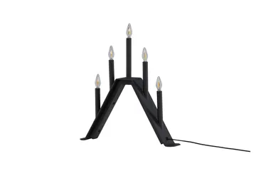 Åre Adventsljusstake 36 cm - Svart - Belysning - Inomhusbelysning & lampor - Fönsterlampor & fönsterbelysning - Fönsterlampa på fot