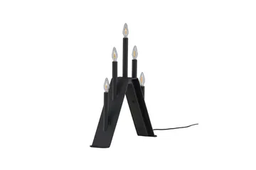 Åre Adventsljusstake 36 cm - Svart - Belysning - Inomhusbelysning & lampor - Fönsterlampor & fönsterbelysning - Fönsterlampa på fot