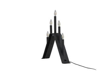 Åre Adventsljusstake 36 cm - Svart - Belysning - Inomhusbelysning & lampor - Fönsterlampor & fönsterbelysning - Fönsterlampa på fot