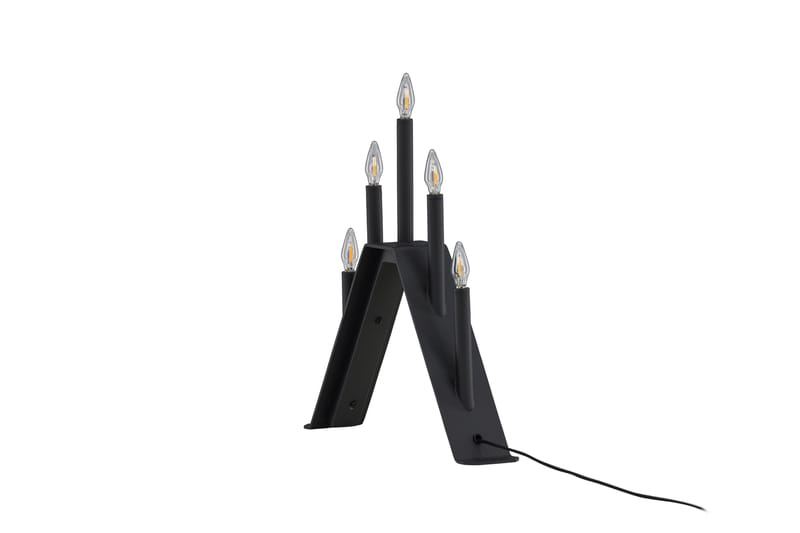 Åre Adventsljusstake 36 cm - Svart - Belysning - Inomhusbelysning & lampor - Fönsterlampor & fönsterbelysning - Fönsterlampa på fot