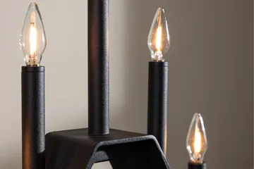 Åre Adventsljusstake 36 cm - Svart - Belysning - Inomhusbelysning & lampor - Fönsterlampor & fönsterbelysning - Fönsterlampa på fot