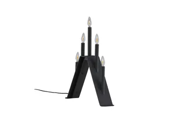Åre Adventsljusstake 36 cm - Svart - Belysning - Inomhusbelysning & lampor - Fönsterlampor & fönsterbelysning - Fönsterlampa på fot
