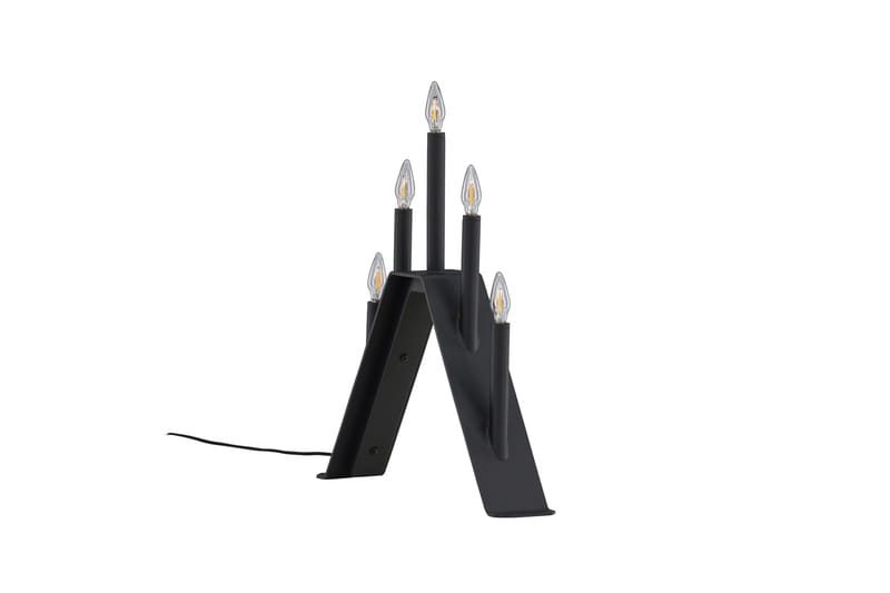 Åre Adventsljusstake 36 cm - Svart - Belysning - Inomhusbelysning & lampor - Fönsterlampor & fönsterbelysning - Fönsterlampa på fot