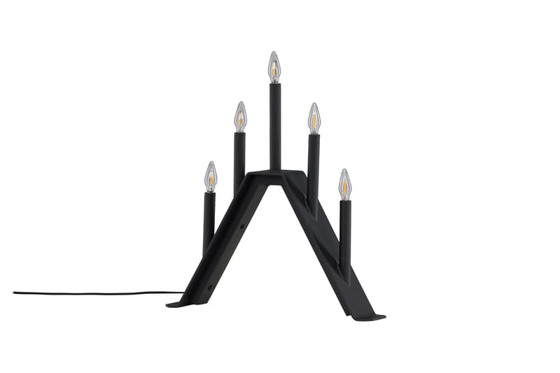 Åre Adventsljusstake 36 cm - Svart - Belysning - Inomhusbelysning & lampor - Fönsterlampor & fönsterbelysning - Fönsterlampa på fot