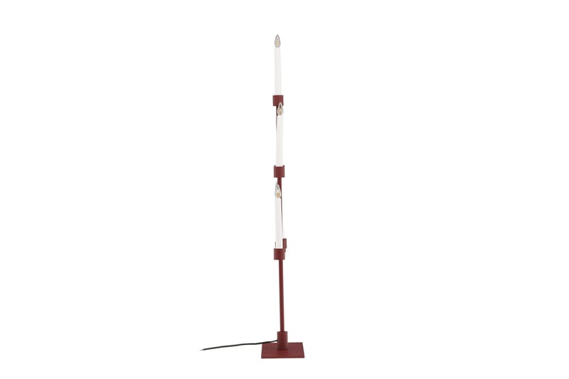 Avoriaz Adventsljusstake 92 cm Röd - Belysning - Inomhusbelysning & lampor - Fönsterlampor & fönsterbelysning - Fönsterlampa på fot