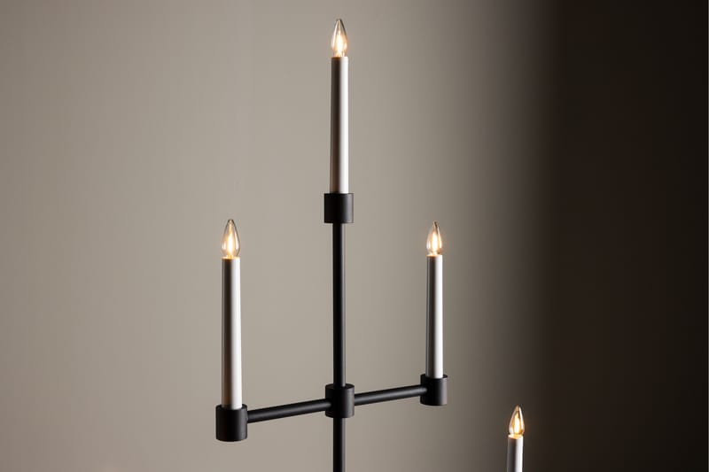 Avoriaz Adventsljusstake 92 cm Svart - Belysning - Inomhusbelysning & lampor - Fönsterlampor & fönsterbelysning - Fönsterlampa på fot
