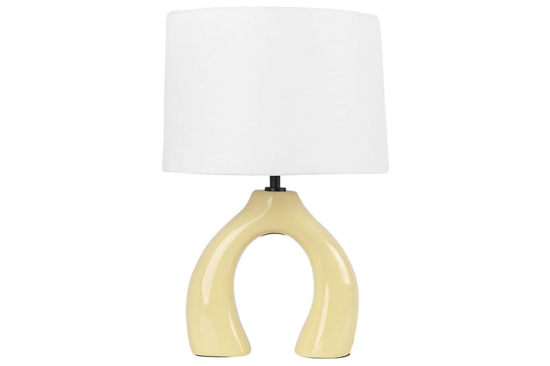 Avsaki Bordslampa 43 cm E27 - Gul/Vit - Belysning - Inomhusbelysning & lampor - Fönsterlampor & fönsterbelysning - Fönsterlampa på fot