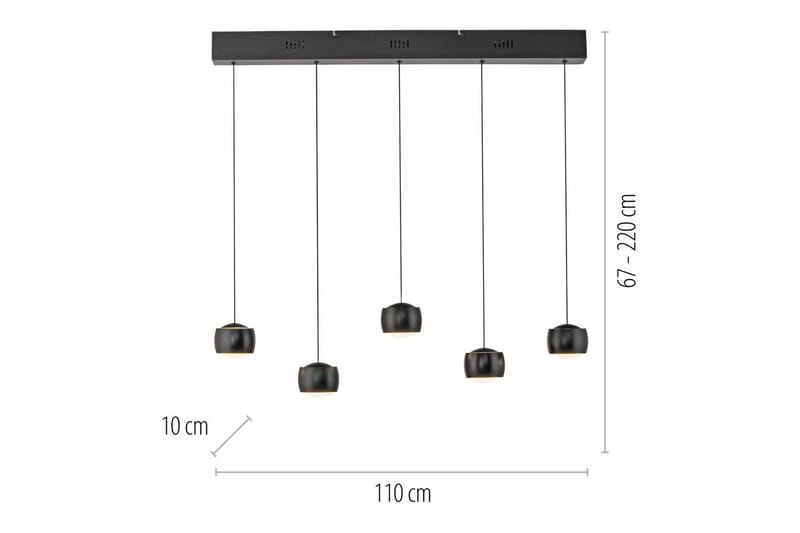 Ballini Just Light Taklampa - Black - Belysning - Inomhusbelysning & lampor - Fönsterlampor & fönsterbelysning - Fönsterlampa hängande