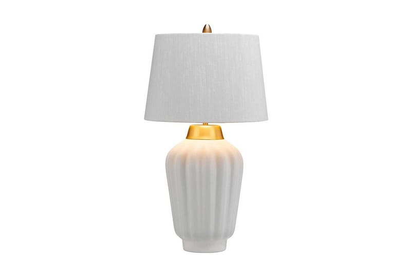 Bexley Quintiesse Bordslampa - White||Brass - Belysning - Inomhusbelysning & lampor - Fönsterlampor & fönsterbelysning - Fönsterlampa på fot