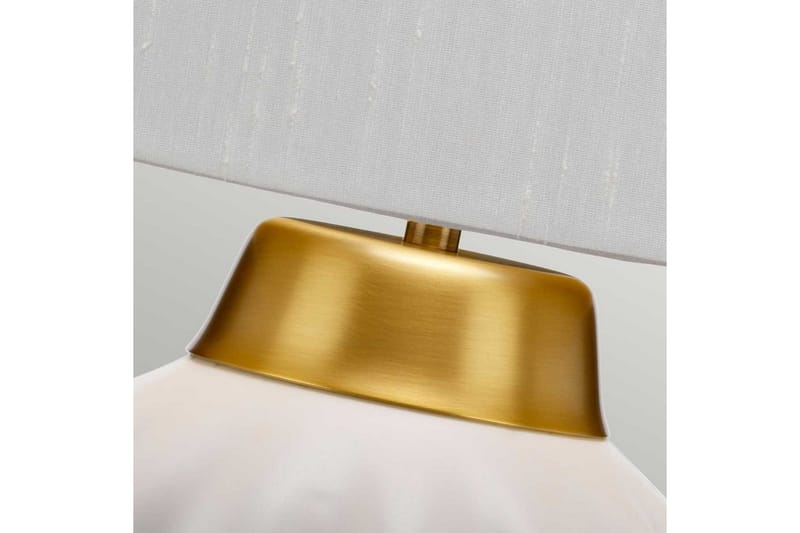 Bexley Quintiesse Bordslampa - White||Brass - Belysning - Inomhusbelysning & lampor - Fönsterlampor & fönsterbelysning - Fönsterlampa på fot