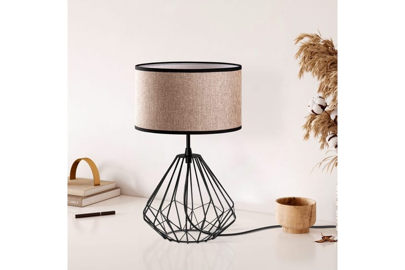 Bordslampa Almasi Mink / Svart - Mink / Svart - Belysning - Inomhusbelysning & lampor - Fönsterlampor & fönsterbelysning - Fönsterlampa på fot