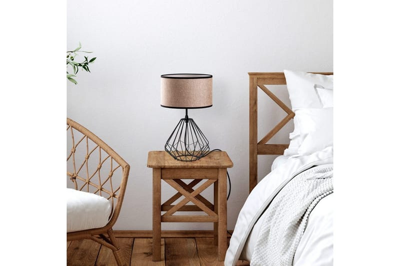 Bordslampa Almasi Mink / Svart - Mink / Svart - Belysning - Inomhusbelysning & lampor - Fönsterlampor & fönsterbelysning - Fönsterlampa på fot