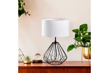 Bordslampa Almasi Vit / Svart - Vit / Svart - Belysning - Inomhusbelysning & lampor - Fönsterlampor & fönsterbelysning - Fönsterlampa på fot