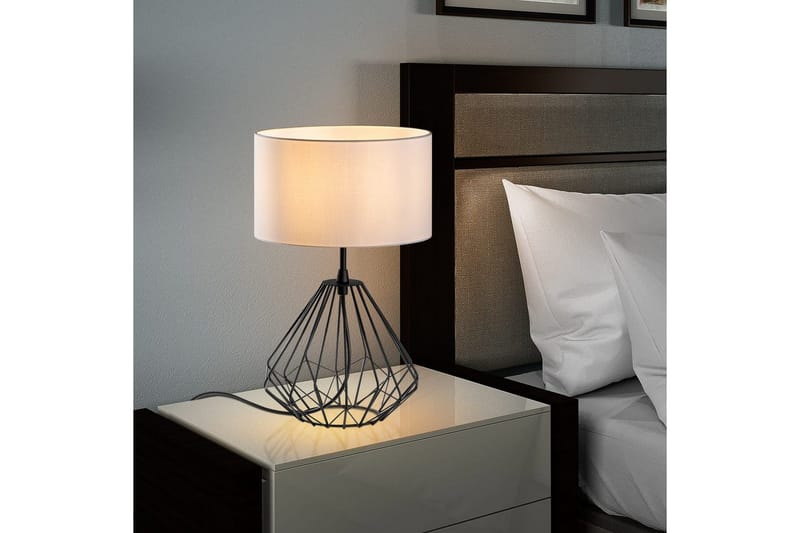 Bordslampa Almasi Vit / Svart - Vit / Svart - Belysning - Inomhusbelysning & lampor - Fönsterlampor & fönsterbelysning - Fönsterlampa på fot