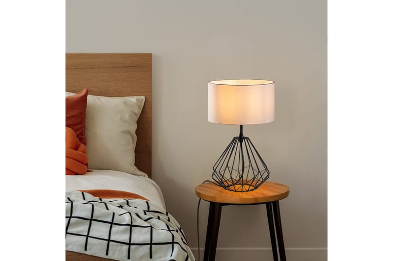 Bordslampa Almasi Vit / Svart - Vit / Svart - Belysning - Inomhusbelysning & lampor - Fönsterlampor & fönsterbelysning - Fönsterlampa på fot