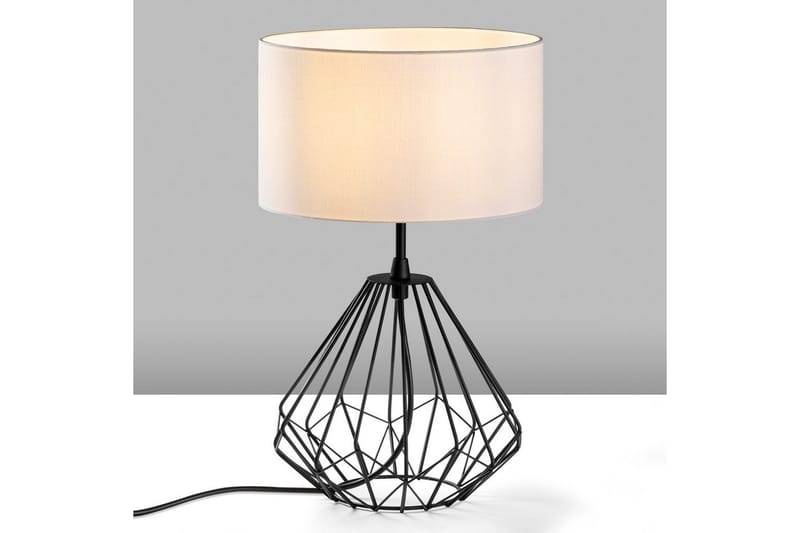 Bordslampa Almasi Vit / Svart - Vit / Svart - Belysning - Inomhusbelysning & lampor - Fönsterlampor & fönsterbelysning - Fönsterlampa på fot